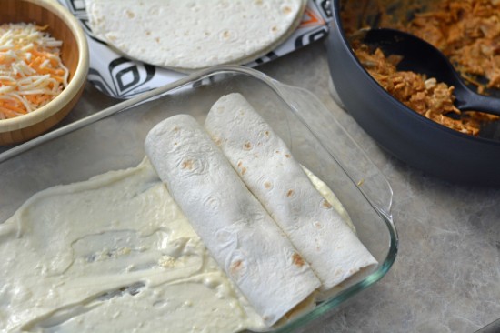 Shredded Chicken Enchiladas Recipe