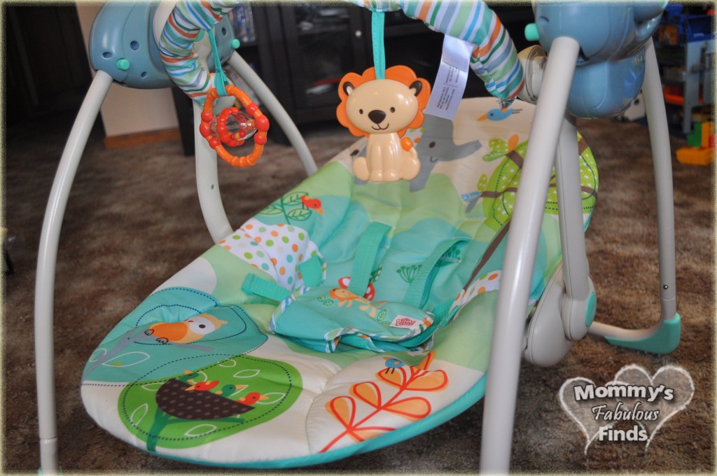 bright starts playful pals portable swing