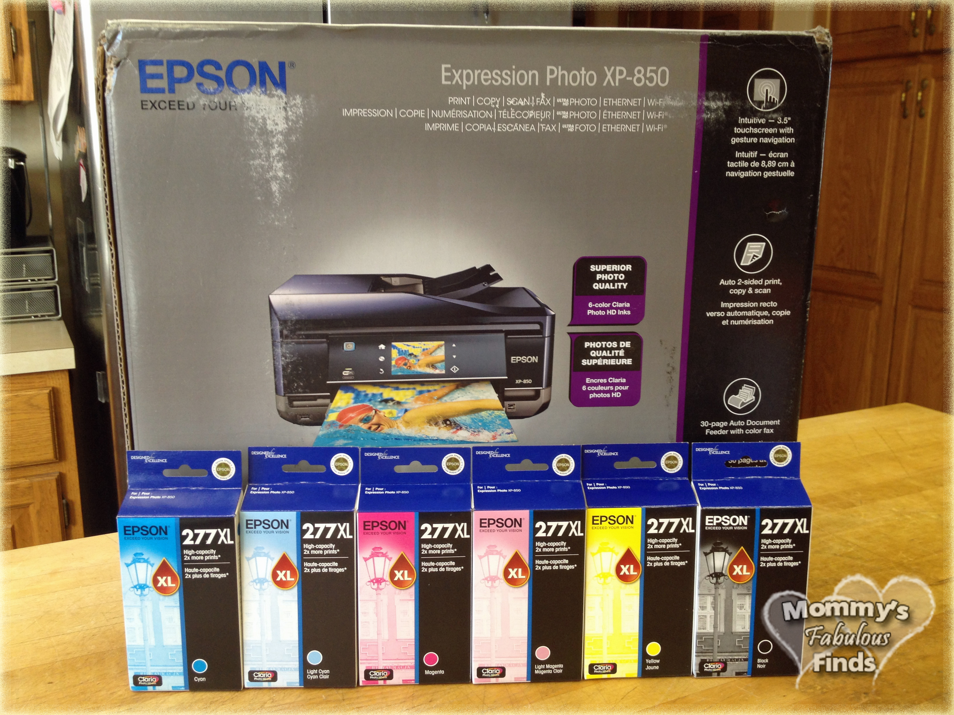 Pioner let at håndtere nyheder Epson Expression Photo XP-850 Small-in-One Printer Review - Mommy's  Fabulous Finds