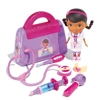 Just Playdoc mcstuffins doctor bag and doll gift set
