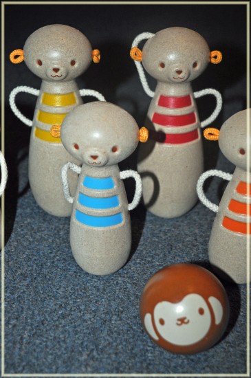 plan toys monkey bowling