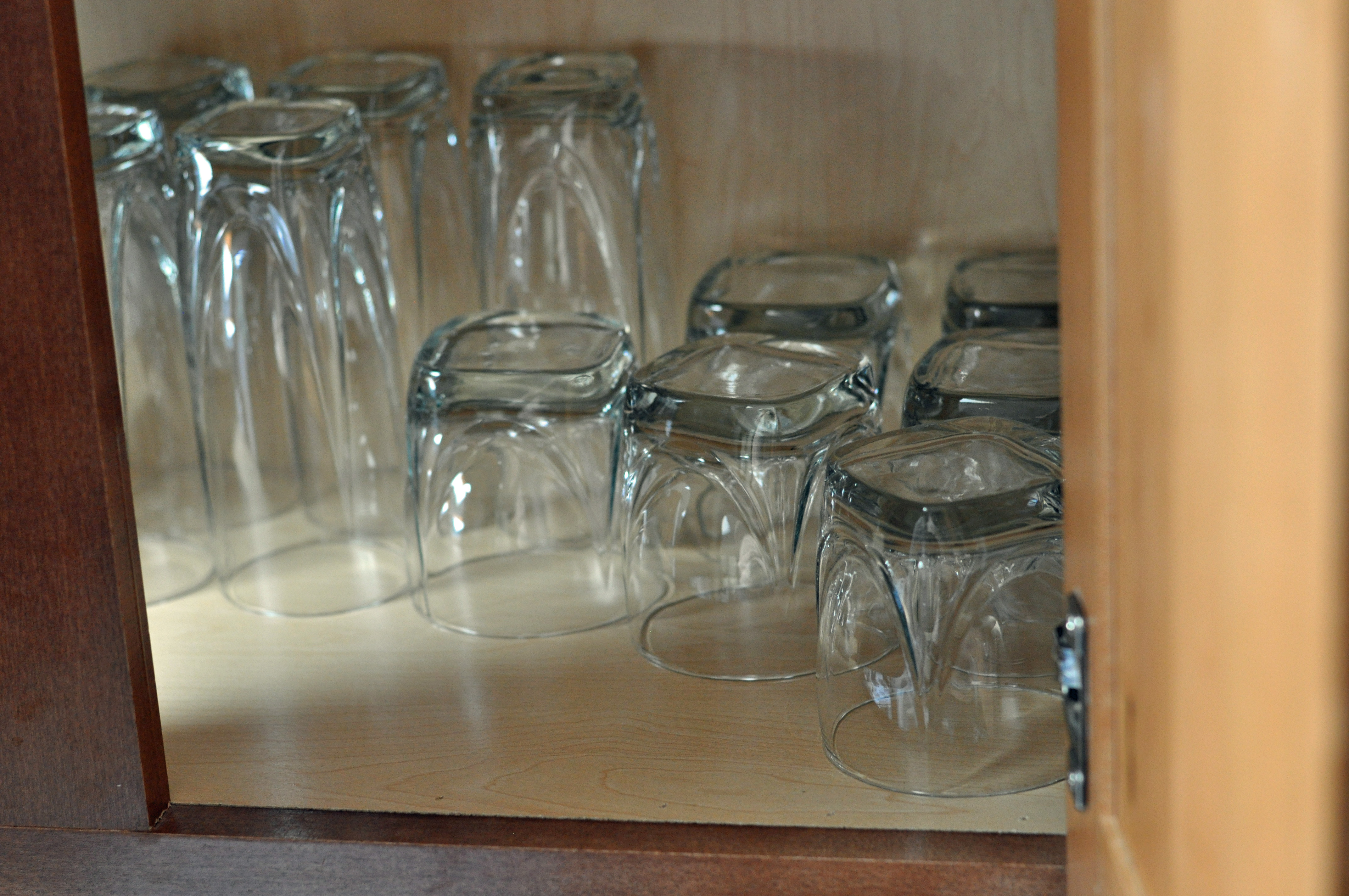 Adding A Decorative Touch To The Cabinets With Duck Brands Shelf