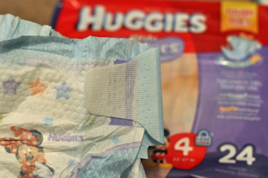 Huggies Little Movers diapers with Double Grip Strips