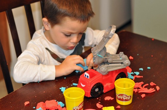 Play-doh fireman