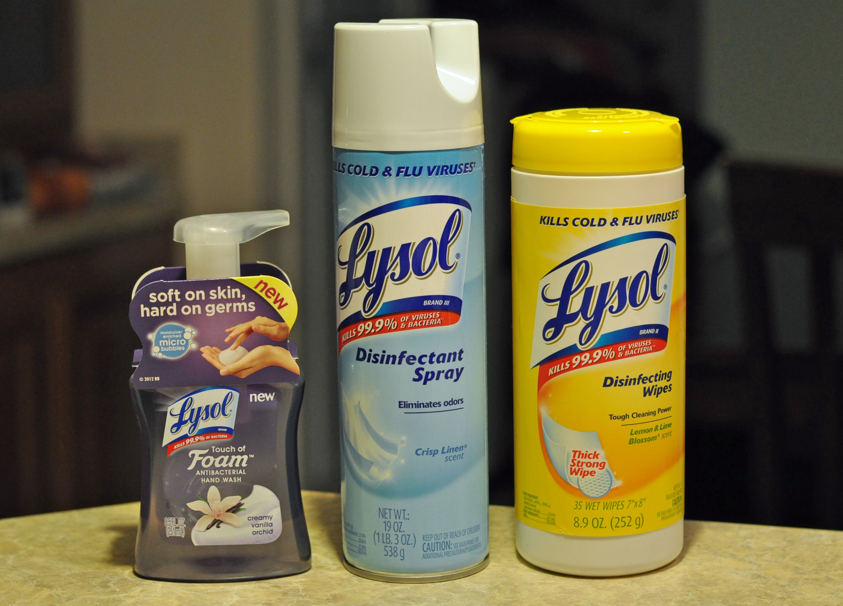 Lysol Disenfecting