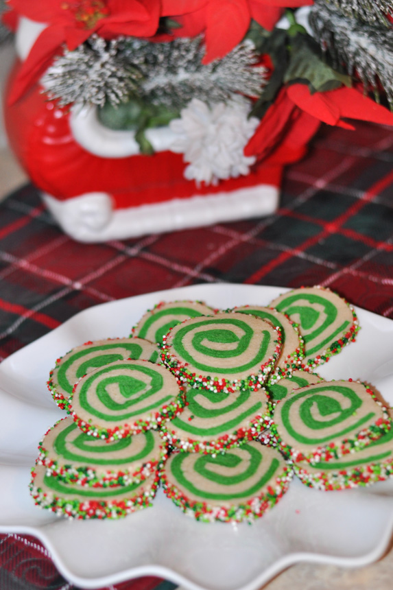 Christmas Pinwheel Cookies