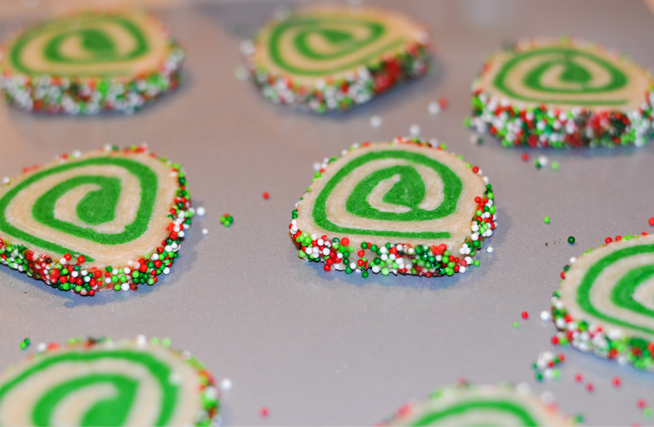 Christmas Pinwheel Cookies