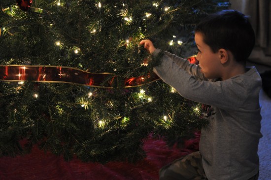 decorating Christmas Tree