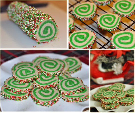 christmas pinwheel cookies