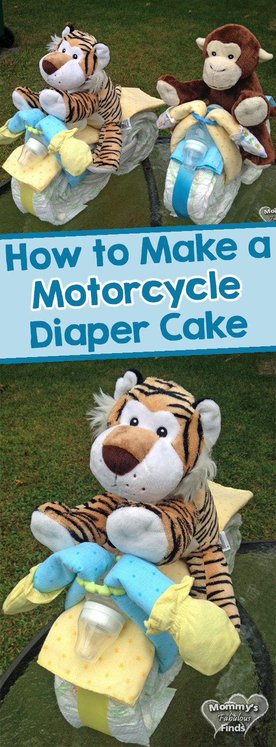 How to Make a Motorcycle Diaper Cake Mommy's Fabulous Finds