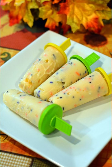 Halloween Yogurt Popsicles