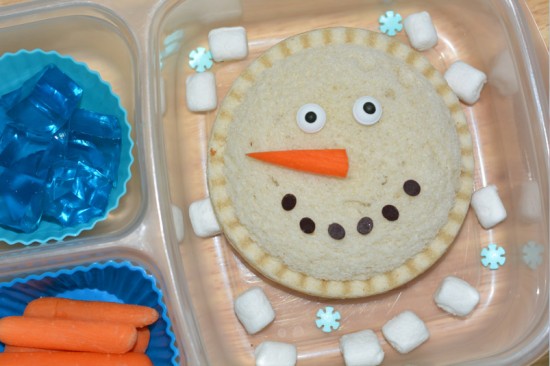 Snowman lunch ideas