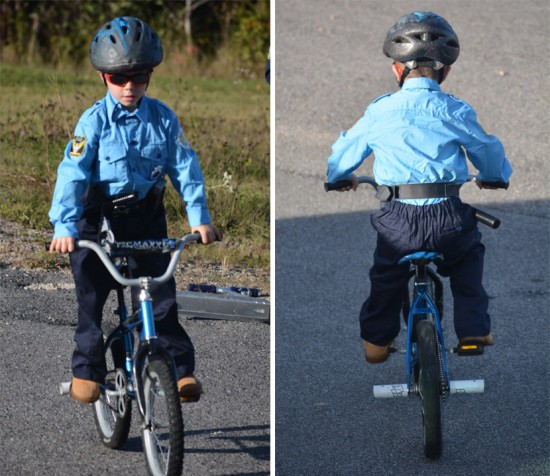 kids police officer costume