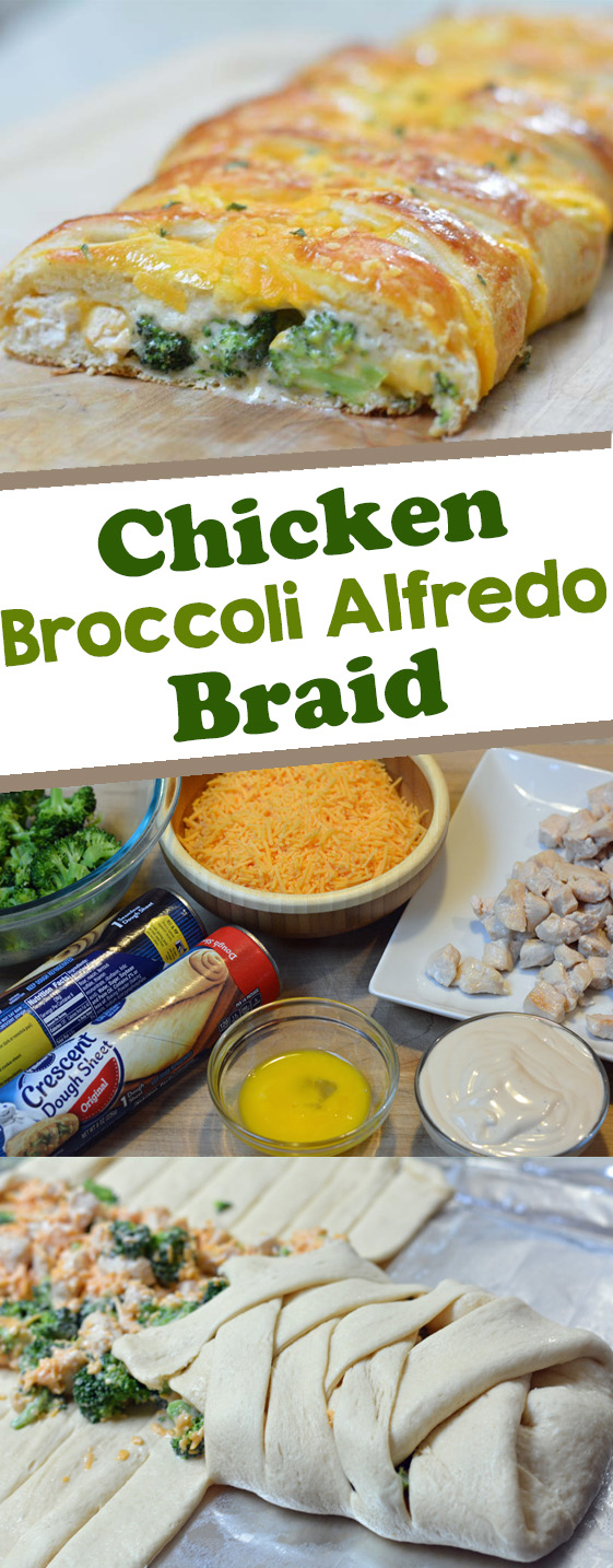 Chicken Broccoli Braid