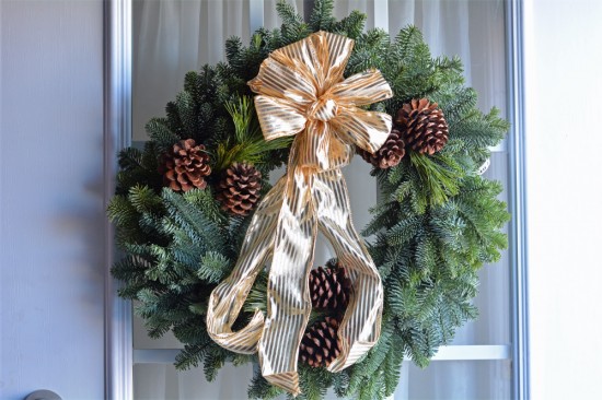 christmas forest wreath giveaway