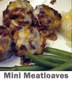 Mini meatloaves