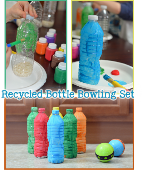 Recycled Bottle Bowling Set
