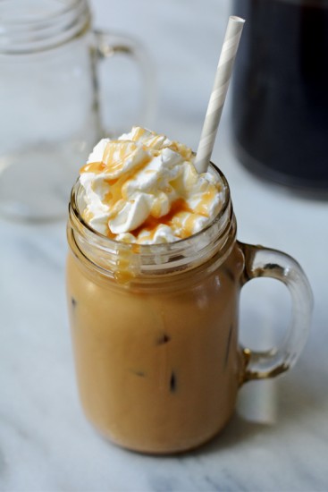 easy caramel ice coffee