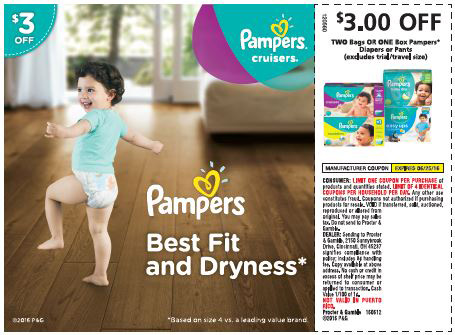 Value Coupons from Pampers 