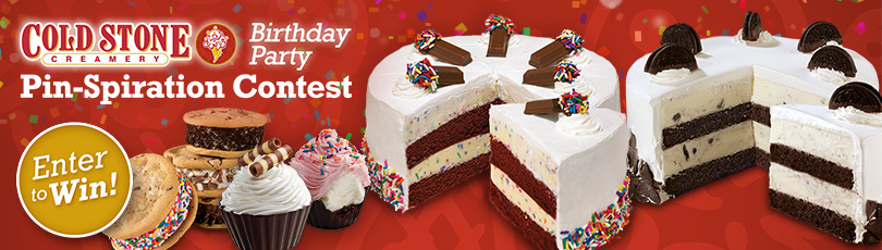 Cold Stone Creamery Birthday Party Pin-spiration Contest