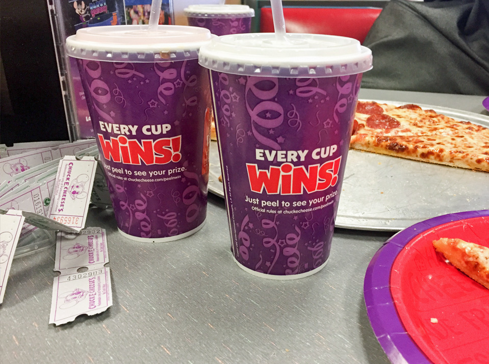 chuck e cheese promotion