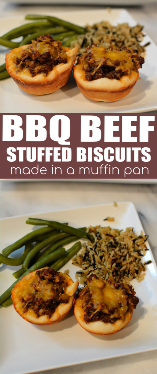 BBQ Beef Cups - Ground Beef Suffed Biscuits