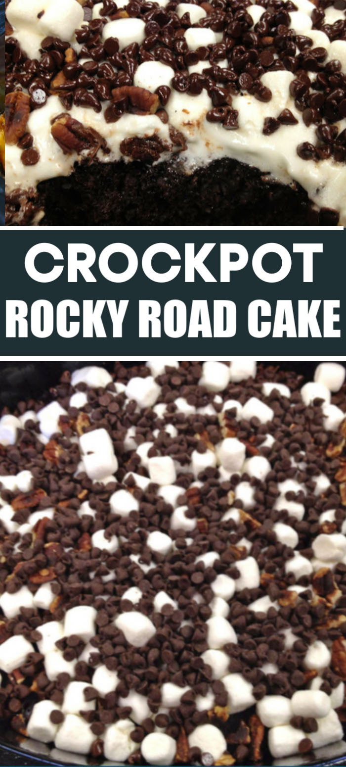 Crockpot Rocky Road Cake