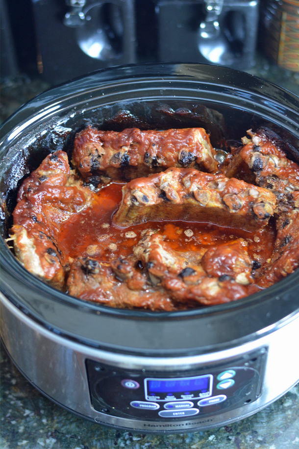 Baby Back Ribs in the Crockpot