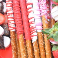 valentine chocolate covered pretzels