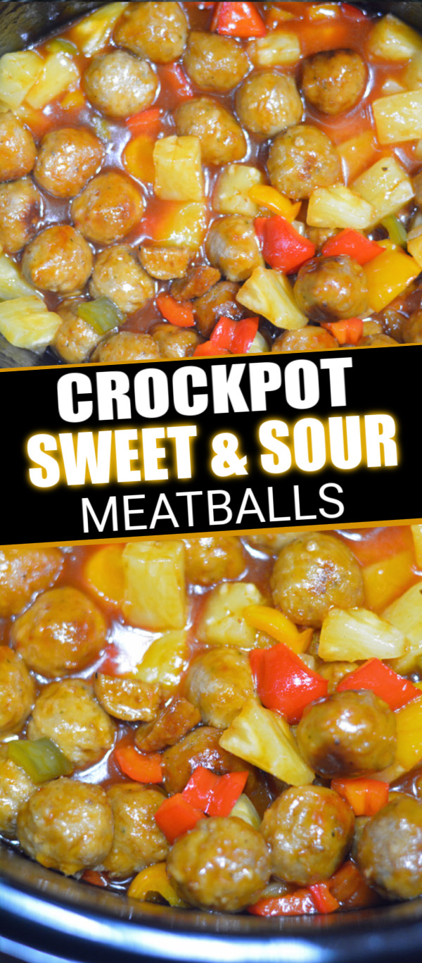 slow cooker sweet sour meatballs