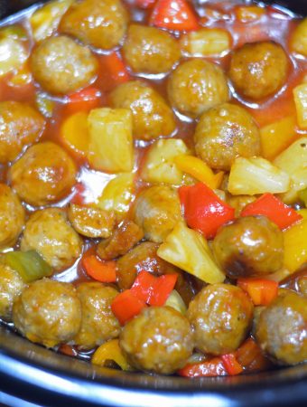 crock-pot sweet sour meatballs