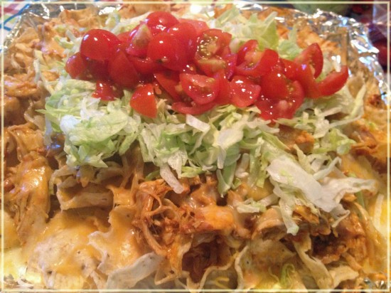 crock-pot chicken nachos