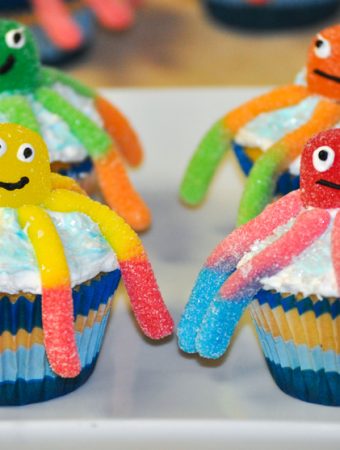 octopus cupcakes
