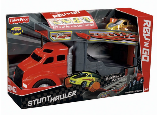 fisher price rev and go stunt hauler