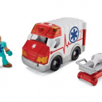 imaginext city ambulance