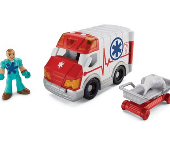 imaginext city ambulance