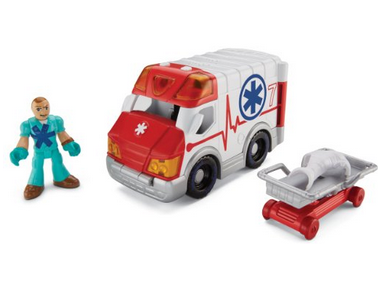 imaginext city ambulance