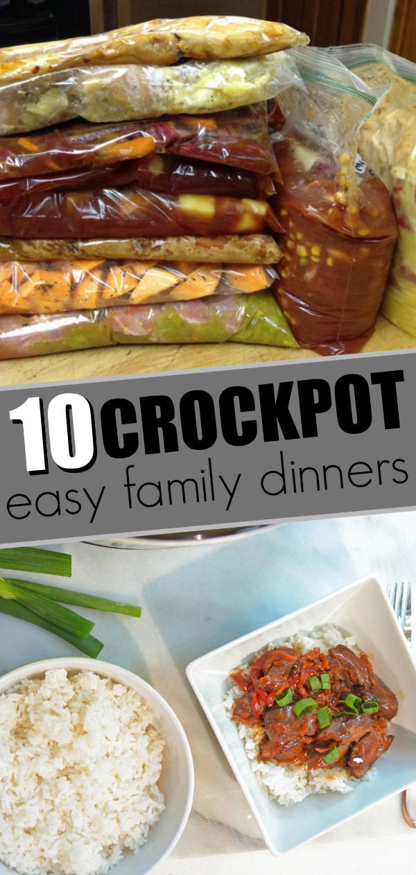 10 crockpot family dinners