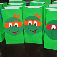 how to make teenage mutant ninja turtle goodie bags