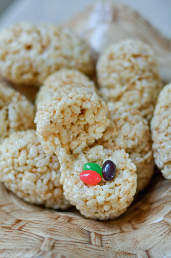 Rice Krispie Easter Eggs