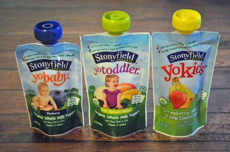 On-The-Go With Stonyfield Organic Yogurt Pouches