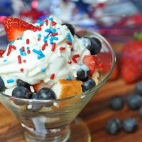 Red, White & Blue Dessert Cups