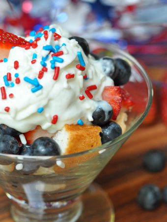 Red, White & Blue Dessert Cups