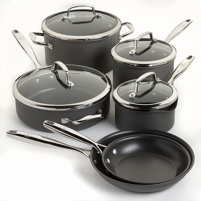 Food Network 10-pc. Hard-Anodized Nonstick Dishwasher Safe Cookware Set