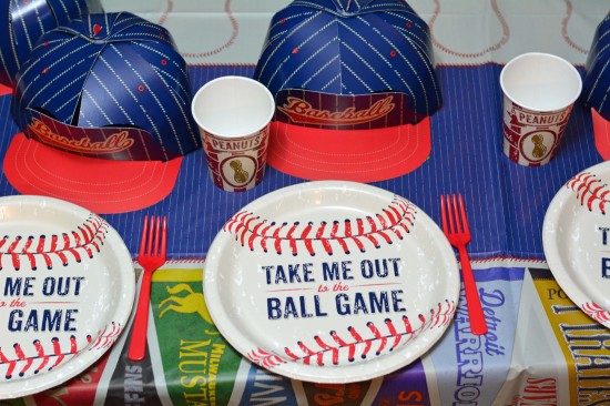 Baseball Birthday Party Tableware