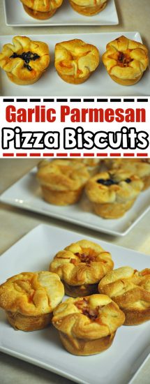 Garlic Parmesan Pizza Biscuits