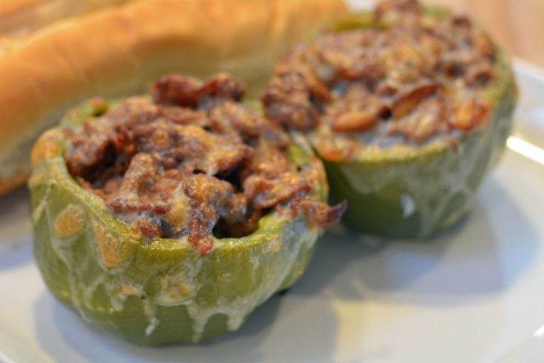 Philly Cheesesteak Stuffed Peppers