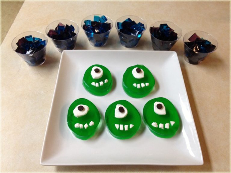 Monstrous Fun With Monsters University Jell-O Snacks