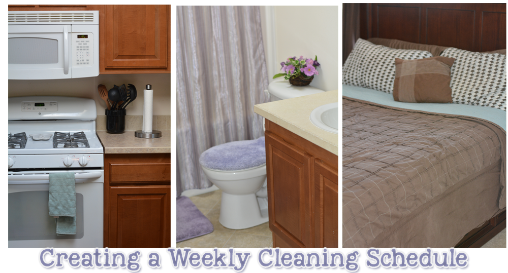 weekly cleaning schedule