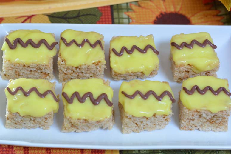 Charlie Brown Rice Krispies Treats